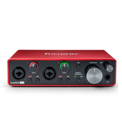 Tarjeta de sonido Focusrite Scarlett 2i2 3rd Gen (3ª Generación)