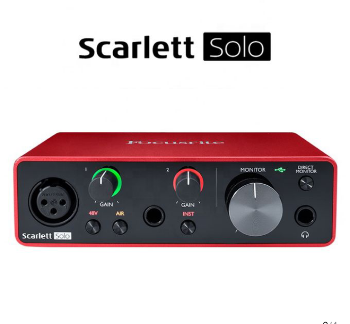 Focusrite Scarlett Solo de 3ª generación